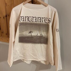 Los Angeles Apparel Cream Long Sleeve Tee